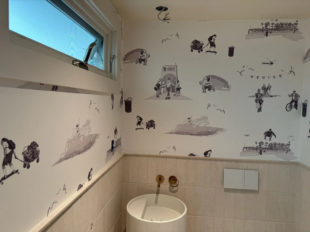 Residential wallpaper installation Chicago suburbs
