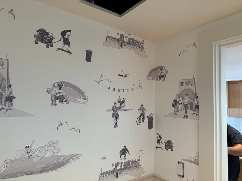 Historic home wallpaper restoration Illinois in The Loop, Chicago