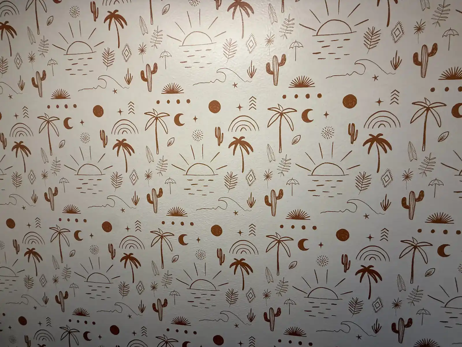 Professional wallpaper installer at work Chicago suburbs